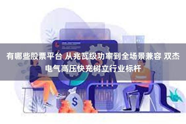 有哪些股票平台 从兆瓦级功率到全场景兼容 双杰电气高压快充树立行业标杆