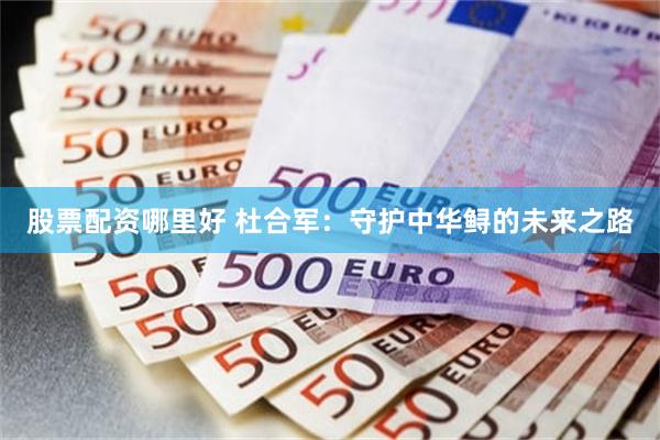 股票配资哪里好 杜合军：守护中华鲟的未来之路