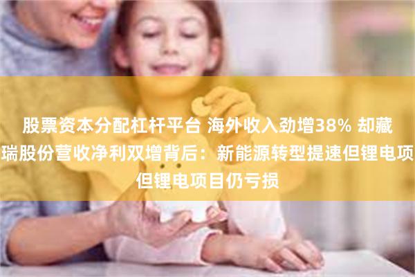 股票资本分配杠杆平台 海外收入劲增38% 却藏隐忧！杰瑞股份营收净利双增背后：新能源转型提速但锂电项目仍亏损